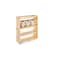 Rev-A-Shelf Maple Veneer, Light Brown, 7.5 in W, 25.25 in H, 21.81 in D, 21.75 in L, Light Brown 449UT-BCSC-7C - alternate 1